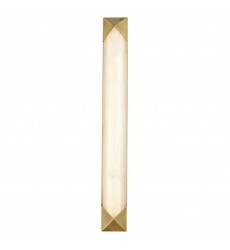  WV323225VBAR-Caesar 25-in Vintage Brass/Alabaster LED Wall/Vanity
