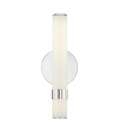 WV324114PNGO-Madison 14-in Polished Nickel/Glossy Opal LED Wall/Vanity  WV324114PNGO-Madison 14-in Polished Nickel/Glossy Opal LED Wall/Vanity