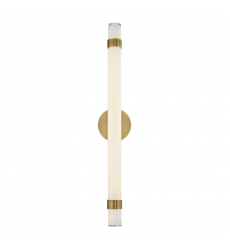 WV324230VBGO-UNV-Madison 30-in Vintage Brass/Glossy Opal LED Wall/Vanity WV324230VBGO-UNV-Madison 30-in Vintage Brass/Glossy Opal LED Wall/Vanity