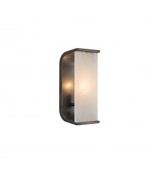 WV327010UBAR-Abbott 10-in Urban Bronze/Alabaster 1 Light Wall/Vanity
