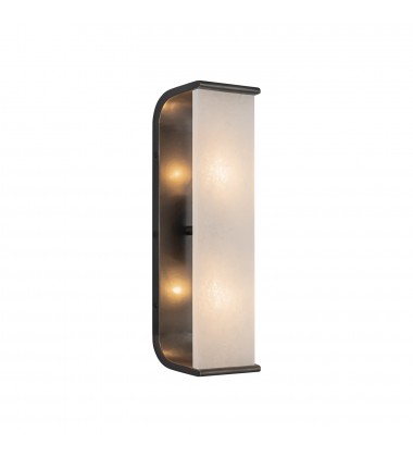  WV327015UBAR-Abbott 15-in Urban Bronze/Alabaster 2 Lights Wall/Vanity