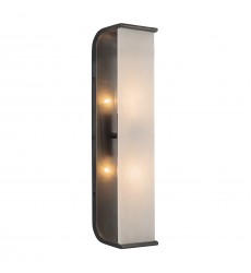  WV327019UBAR-Abbott 19-in Urban Bronze/Alabaster 2 Lights Wall/Vanity