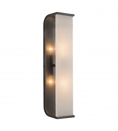  WV327019UBAR-Abbott 19-in Urban Bronze/Alabaster 2 Lights Wall/Vanity
