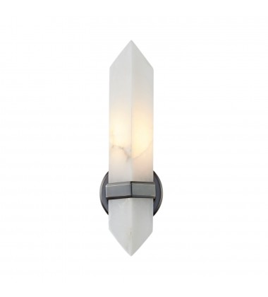 WV334105UBAR-Valencia 5-in Urban Bronze/Alabaster 1 Light Wall/Vanity WV334105UBAR-Valencia 5-in Urban Bronze/Alabaster 1 Light Wall/Vanity