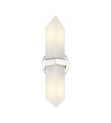 WV334215PNAR-Valencia 15-in Polished Nickel/Alabaster 2 Lights Wall/Vanity WV334215PNAR-Valencia 15-in Polished Nickel/Alabaster 2 Lights Wall/Vanity
