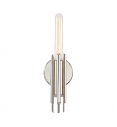  WV335409PN-Torres 9-in Polished Nickel 1 Light Wall/Vanity
