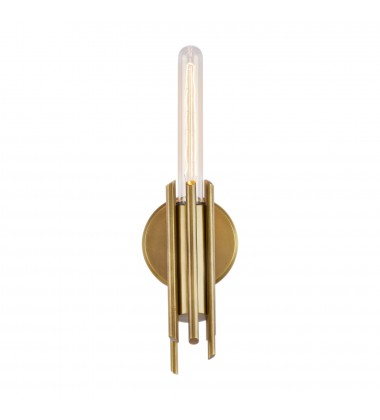 WV335409VB-Torres 9-in Vintage Brass 1 Light Wall/Vanity WV335409VB-Torres 9-in Vintage Brass 1 Light Wall/Vanity