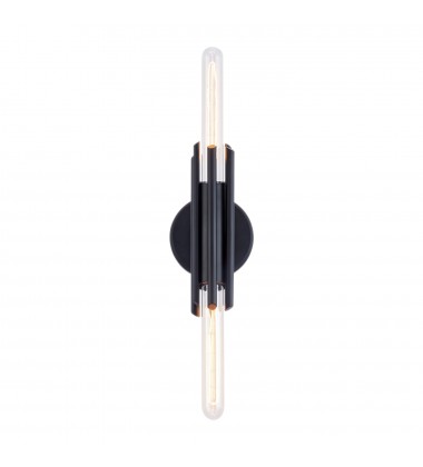 WV335811MB-Torres 11-in Matte Black 2 Lights Wall/Vanity WV335811MB-Torres 11-in Matte Black 2 Lights Wall/Vanity