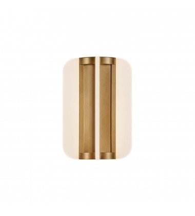  WV336710VB-Anders 10-in Vintage Brass LED Wall/Vanity