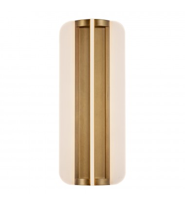  WV336717VB-Anders 17-in Vintage Brass LED Wall/Vanity