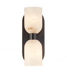  WV338902UBAR-Lucian 11-in Urban Bronze/Alabaster 2 Lights Wall/Vanity