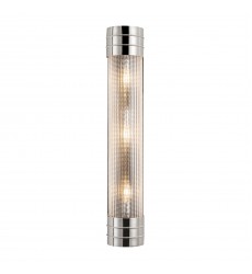  WV348224PNPG-Willard 24-in Polished Nickel/Prismatic Glass 3 Lights Wall/Vanity