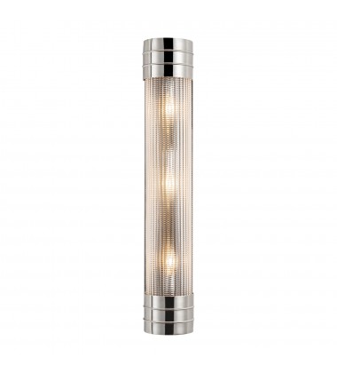  WV348224PNPG-Willard 24-in Polished Nickel/Prismatic Glass 3 Lights Wall/Vanity