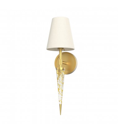  WV351101VBFG-Kimpton Gold Flake/Vintage Brass 1 Light Wall/Vanity