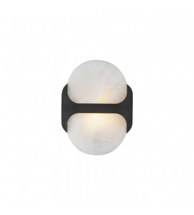  WV357109UBAR-Odin 9-in Urban Bronze/Alabaster Socket Wall Vanity