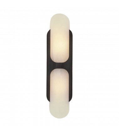  WV357217UBAR-Odin 17-in Urban Bronze/Alabaster Socket Wall Vanity