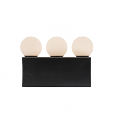 WV364312UB-Sinclair 12-in Black dimmable LED Bathroom Vanity Light WV364312UB-Sinclair 12-in Black dimmable LED Bathroom Vanity Light