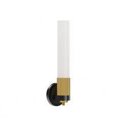 WV416101MBBG-Rue 5-in Matte Black/Brushed Gold 1 Light Wall/Vanity  WV416101MBBG-Rue 5-in Matte Black/Brushed Gold 1 Light Wall/Vanity