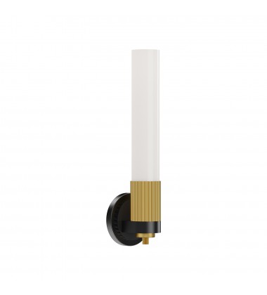 WV416101MBBG-Rue 5-in Matte Black/Brushed Gold 1 Light Wall/Vanity  WV416101MBBG-Rue 5-in Matte Black/Brushed Gold 1 Light Wall/Vanity