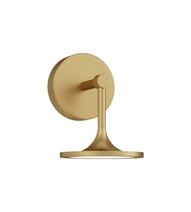  WV418006BG-Issa 6-in Brushed Gold LED Wall/Vanity