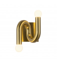 WV420206BG-Sadie 6-in Brushed Gold Socket Wall Vanity