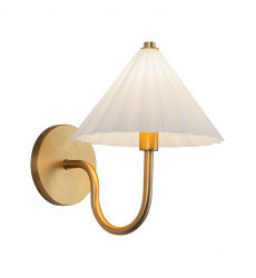 WV451808AGOP-Serena 8-in Aged Gold/Opal Glass Socket Wall/Vanity Light WV451808AGOP-Serena 8-in Aged Gold/Opal Glass Socket Wall/Vanity Light