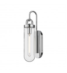  WV461101CH-Lancaster 5-in Chrome 1 Light Wall/Vanity