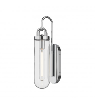  WV461101CH-Lancaster 5-in Chrome 1 Light Wall/Vanity