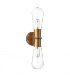  WV464002AG-Marcel 5-in Aged Gold 2 Lights Wall/Vanity