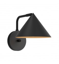  WV485007MB-Remy 7-in Matte Black 1 Light Wall/Vanity