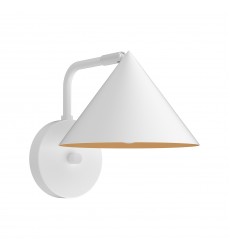  WV485007WH-Remy 7-in White 1 Light Wall/Vanity