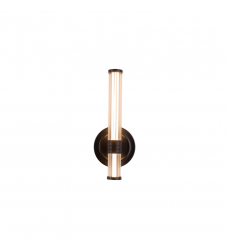 WV509012MB-UNV-Elsie 12-in Matte Black LED Wall/Vanity Light
