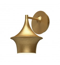  WV523007BG-Emiko 7-in Brushed Gold 1 Light Wall/Vanity