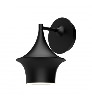  WV523007MB-Emiko 7-in Matte Black 1 Light Wall/Vanity