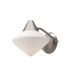  WV537508BNOP-Nora 8-in Brushed Nickel/Opal Matte Glass 1 Light Wall/Vanity