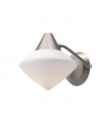  WV537508BNOP-Nora 8-in Brushed Nickel/Opal Matte Glass 1 Light Wall/Vanity