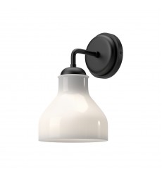  WV540106MBGO-Westlake 6-in Glossy Opal Glass/Matte Black 1 Light Wall/Vanity