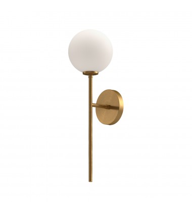  WV549101AGOP-Cassia 6-in Aged Gold/Opal Matte Glass 1 Light Wall/Vanity