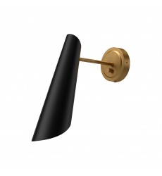  WV572205MBAG-Gabriel 5-in Aged Gold/Matte Black 1 Light Wall/Vanity