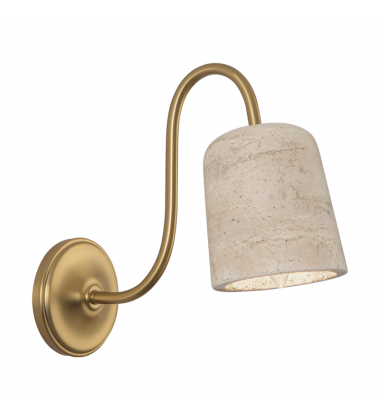 WV592105BGTRV-Bromley 5-in Gold Bathroom Vanity Light WV592105BGTRV-Bromley 5-in Gold Bathroom Vanity Light