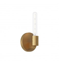  WV607201AG-Claire 5-in Aged Gold 1 Light Wall/Vanity