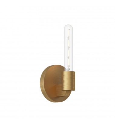  WV607201AG-Claire 5-in Aged Gold 1 Light Wall/Vanity
