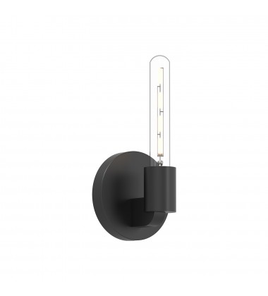  WV607201MB-Claire 5-in Matte Black 1 Light Wall/Vanity
