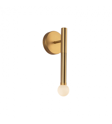 WV612114BGOP-UNV-Arden 14-in Brushed Gold/Opal Glass LED Wall/Vanity Light WV612114BGOP-UNV-Arden 14-in Brushed Gold/Opal Glass LED Wall/Vanity Light