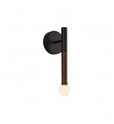 WV612114MBOP-UNV-Arden 14-in Matte Black/Opal Glass LED Wall/Vanity Light
