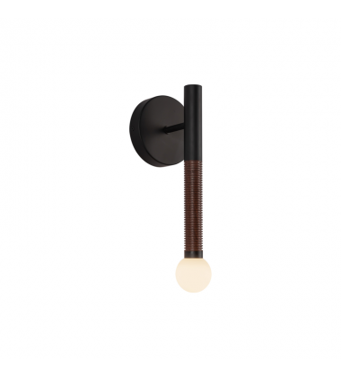 WV612114MBOP-UNV-Arden 14-in Matte Black/Opal Glass LED Wall/Vanity Light WV612114MBOP-UNV-Arden 14-in Matte Black/Opal Glass LED Wall/Vanity Light