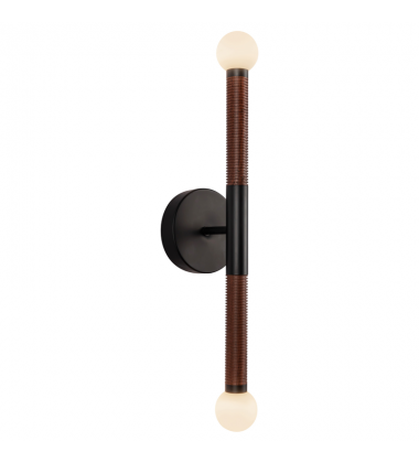 WV612223MBOP-UNV-Arden 23-in Matte Black/Opal Glass LED Wall/Vanity Light WV612223MBOP-UNV-Arden 23-in Matte Black/Opal Glass LED Wall/Vanity Light