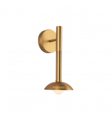WV616114BGOP-UNV-Arden 14-in Brushed Gold/Opal Glass LED Wall/Vanity Light