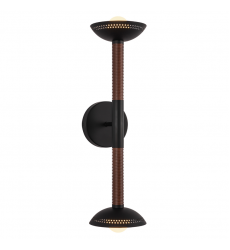 WV616223MBOP-UNV-Arden 23-in Matte Black/Opal Glass LED Wall/Vanity Light WV616223MBOP-UNV-Arden 23-in Matte Black/Opal Glass LED Wall/Vanity Light