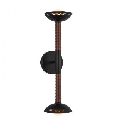 WV616223MBOP-UNV-Arden 23-in Matte Black/Opal Glass LED Wall/Vanity Light